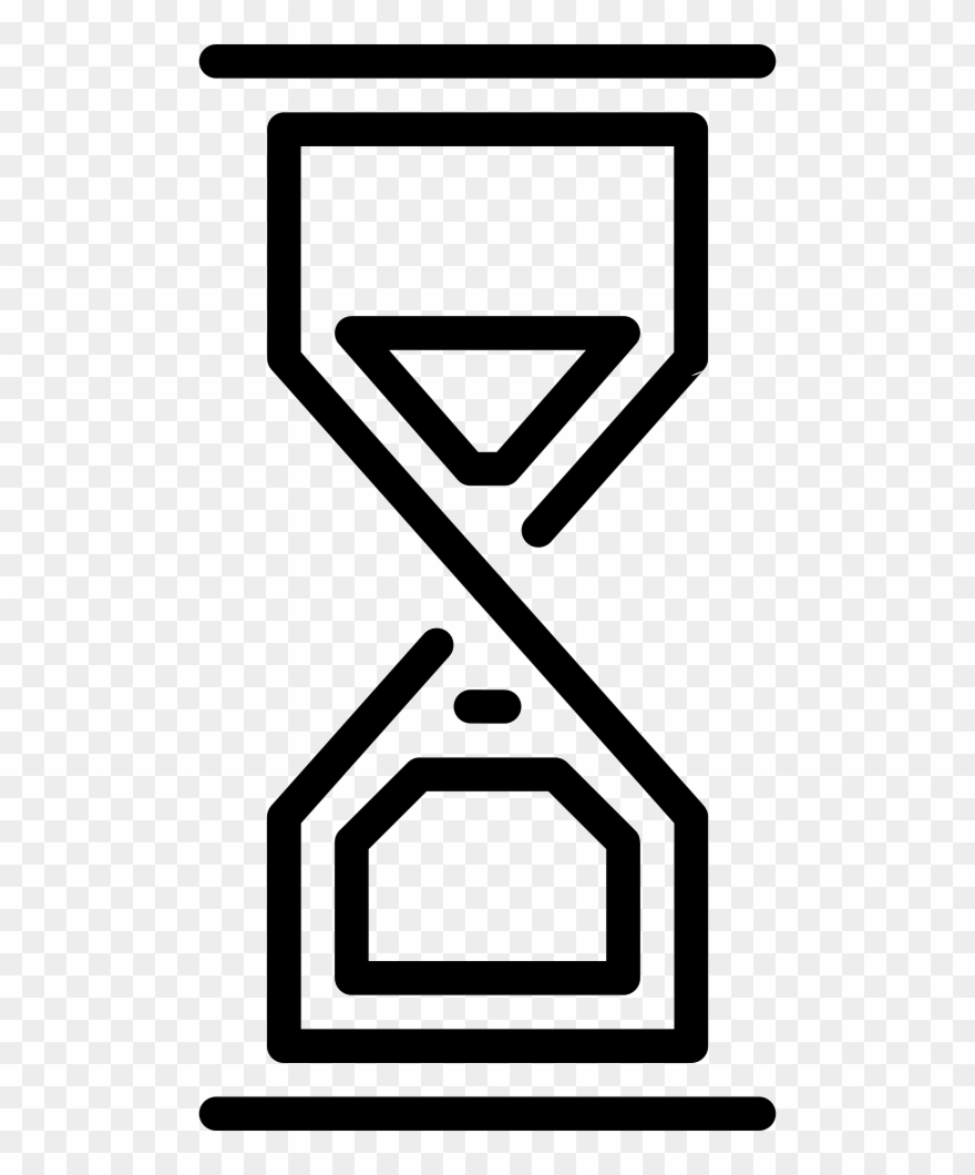 Png File - Hourglass Icon Orange Png Clipart