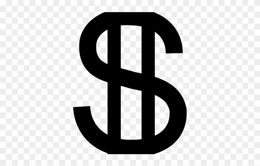 Dollar Clipart Icon - Dollar Sign Black And White Png Transparent Png
