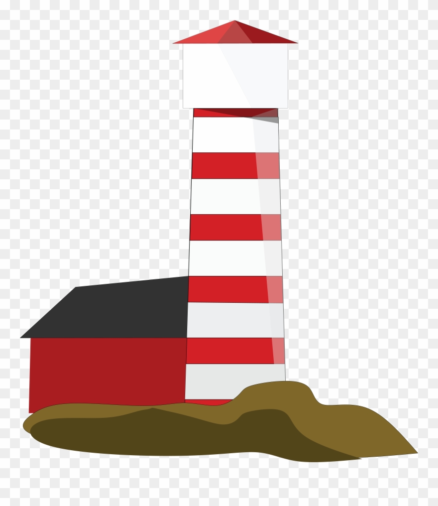 Free Clipart Of A Lighthouse - Drawing - Png Download