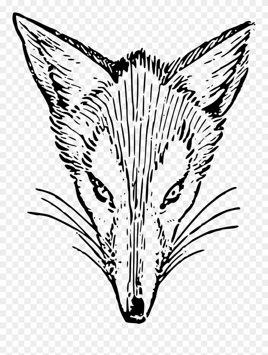 Br'er Fox Outline - Fox Outline Clipart