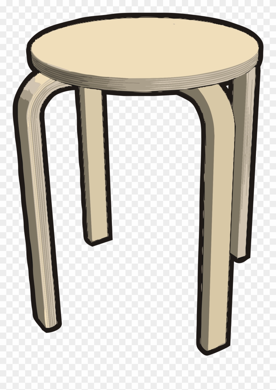 Door Clipart Cute - Stool Clipart - Png Download
