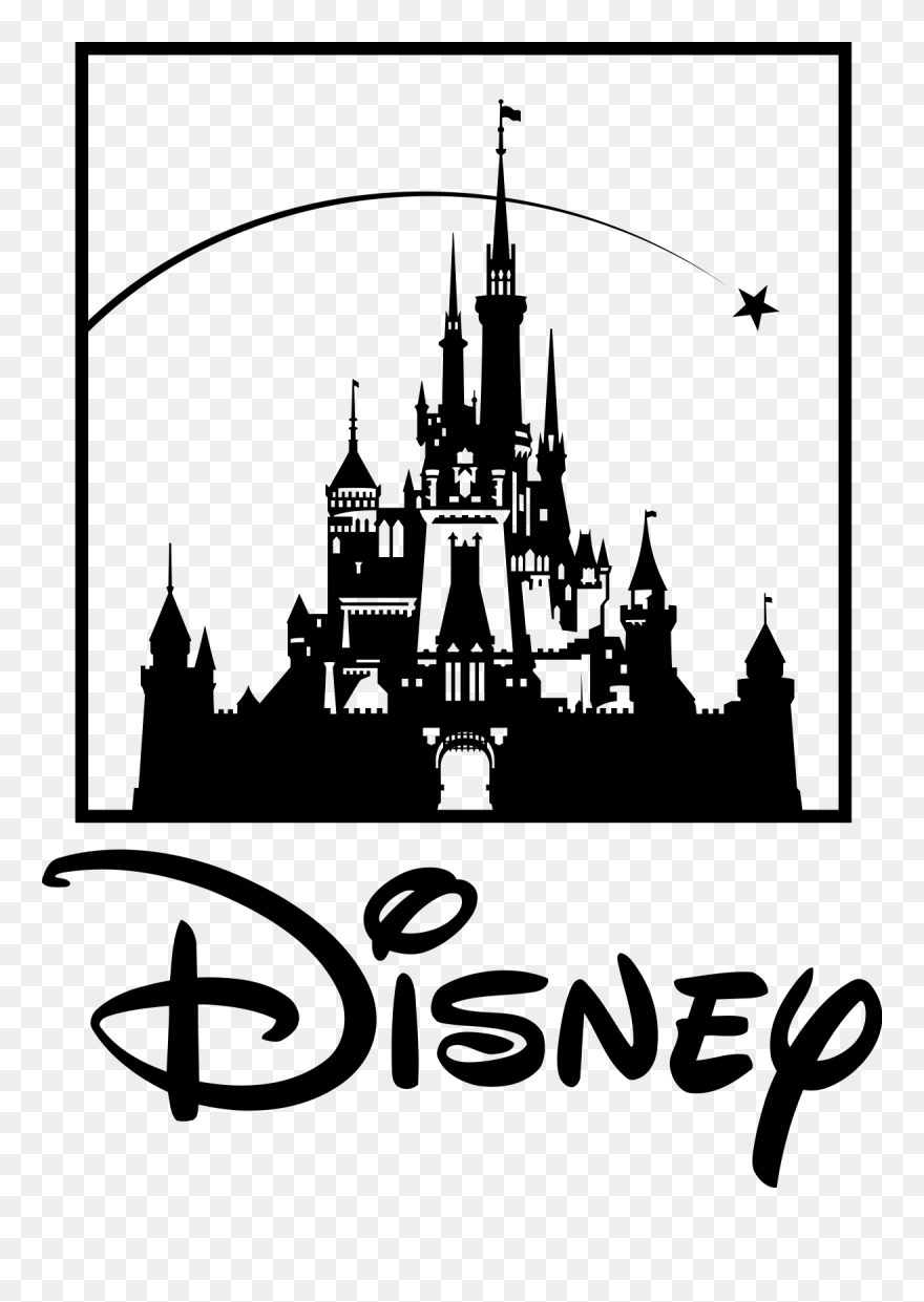 Walt Disney Pictures Logo - Disney - Castle - Macbook - Decal Clipart