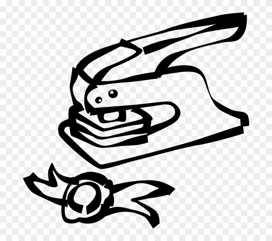 Vector Illustration Of Corporate Embossing Seal Embosses - California Clipart