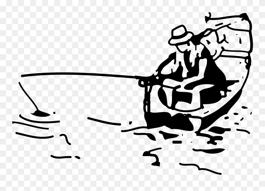Fishing Boat - Clip Art Fishing - Png Download