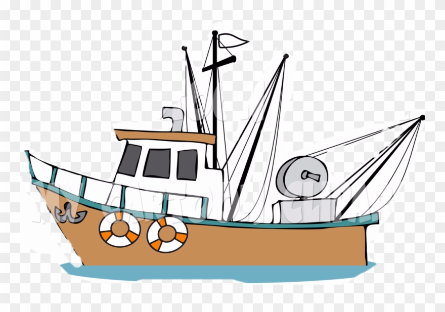 C Fakepath Old Fishing Boats Clip Art Http - Boat Fisherman Clip Art - Png Download