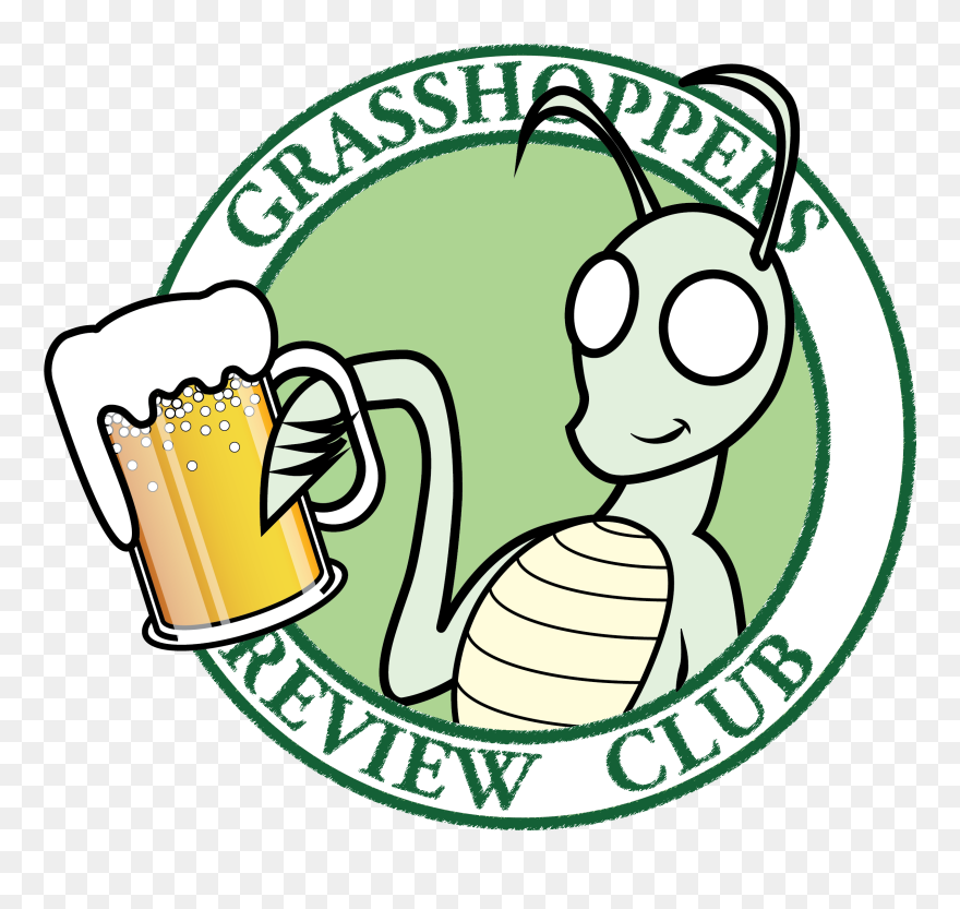Cheers - Grasshopper Cartoon With Beer Clipart