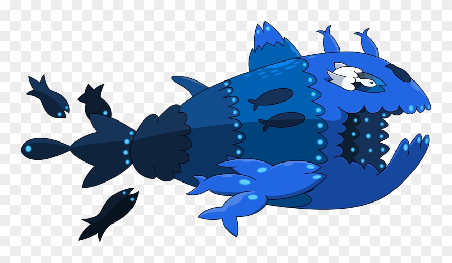 School Fish Png Clip Art Freeuse Library - Pokemon Wishiwashi School Form Transparent Png