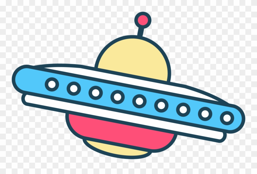 Drawing Unidentified Flying Object Clip Art Hand - Drawing - Png Download