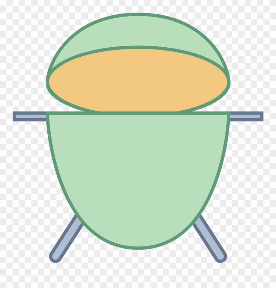 It's A Logo Of Big Green Egg Reduced To An Image - Barbecue Grill Clipart