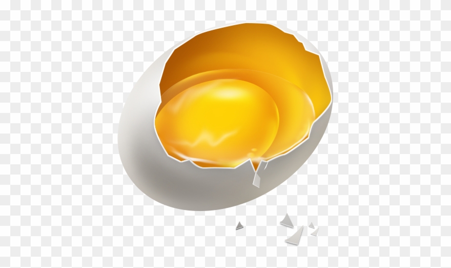 Eggshell Computer File - Yolk Clipart
