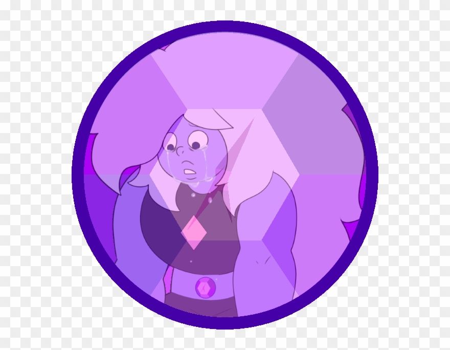 Cracked Amethyst Nav - Steven Universe Clipart