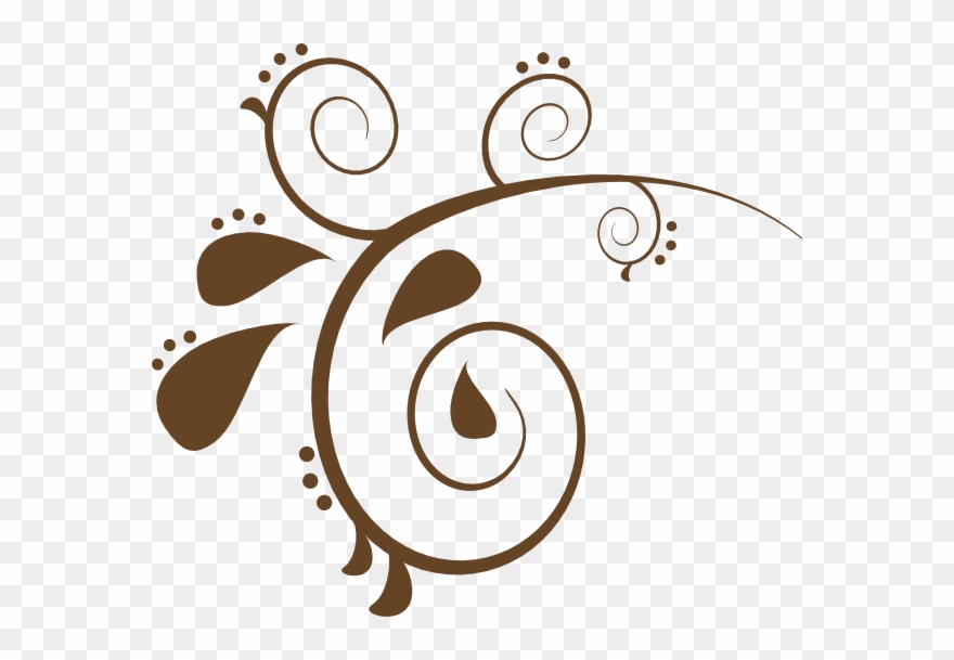 Brown Swirl Clip Art - Brown Swirl Png Free Transparent Png