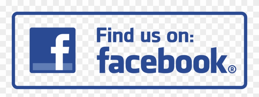 Find Us On Facebook Logo Png Clip Art Black And White - Find Us On Facebook Logo Png Transparent Png