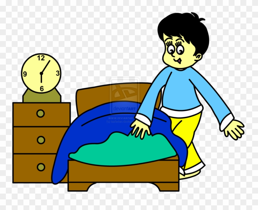 Bed Clipart Someone - Go To Bed Cartoon - Png Download