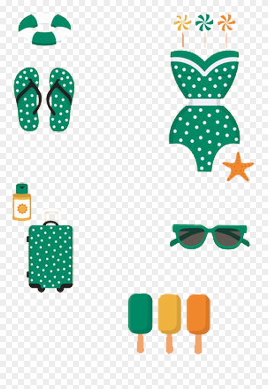 Clipart Sunglasses Flip Flop - Flip-flops - Png Download