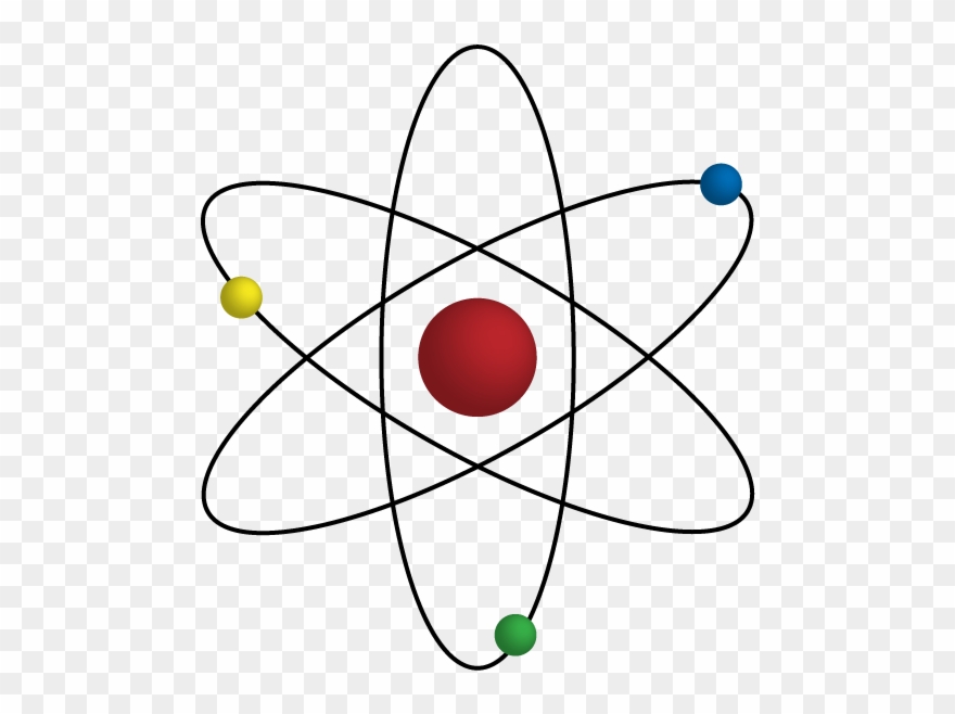 Atom, - Rutherford Atomic Model Png Clipart