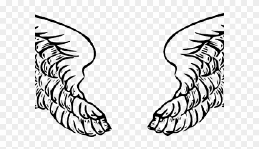 Wings Clipart Vector - Clip Art Angel Wings Png Transparent Png