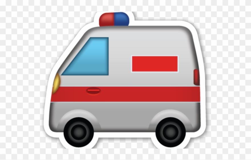 Pendent Clipart Ambulance - Ambulance Emoji - Png Download