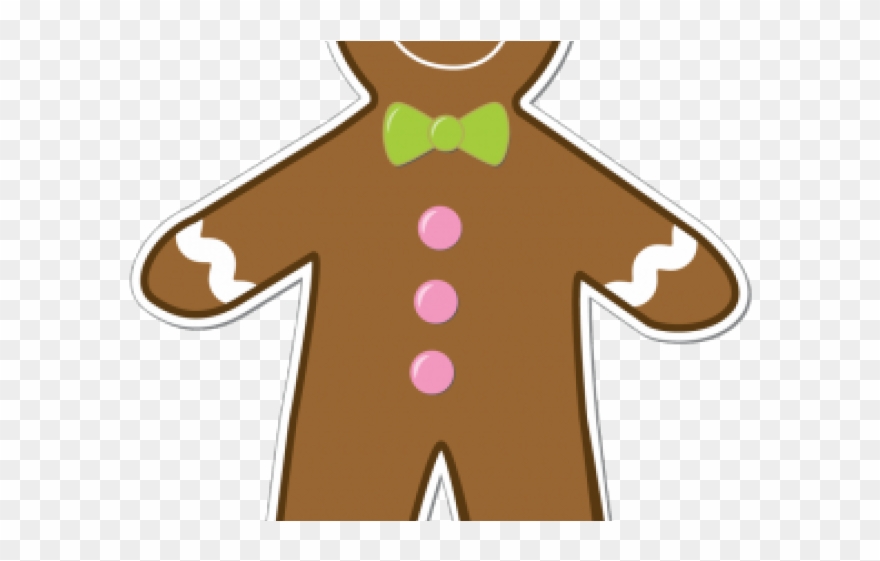 Bread Clipart Transparent Background - Gingerbread Man Clip Art - Png Download