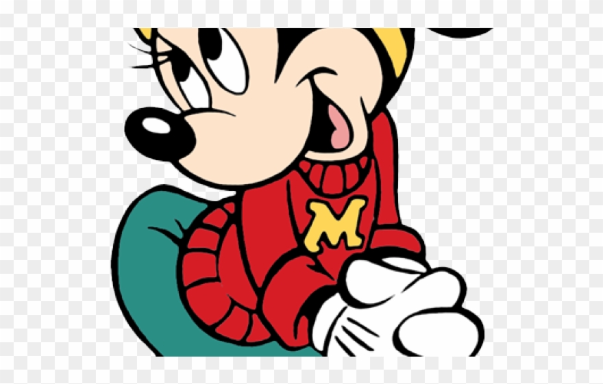 Cheerleader Clipart Minnie Mouse - Minnie Mouse Para Colorear - Png Download