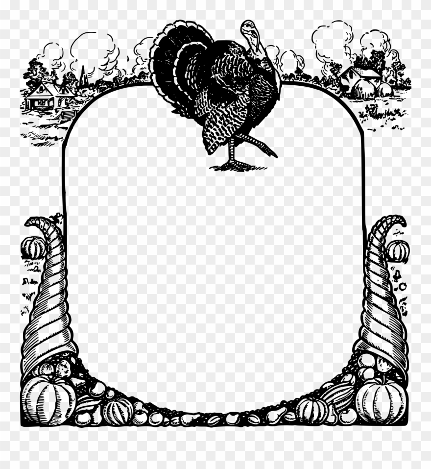 Frame Clipart Thanksgiving - Thanksgiving Instagram Post - Png Download