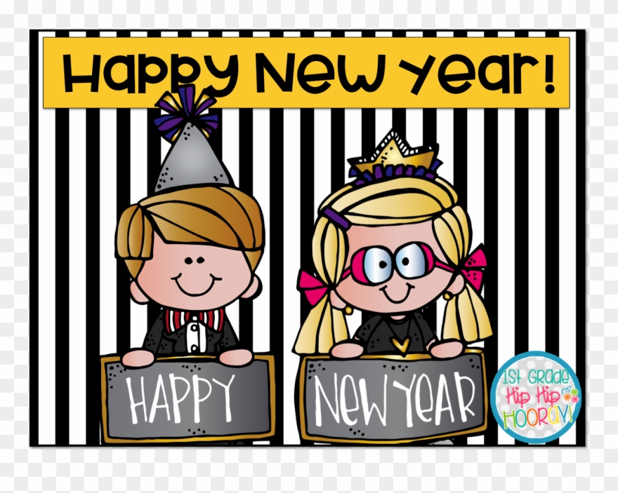 Happy New Year - Cartoon Clipart