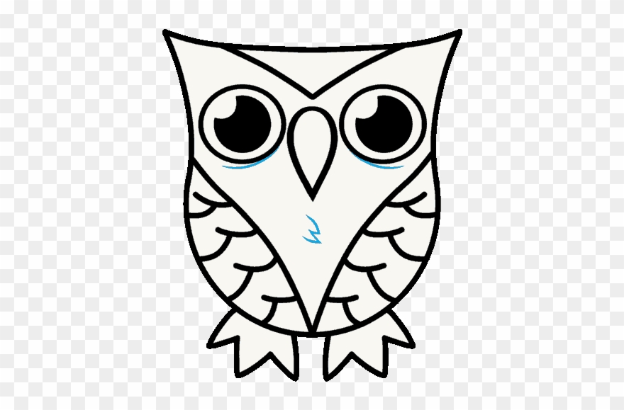 How To Draw A Cartoon Owl In A Few Easy Steps Easy - Drawing Of A Owl Easy Clipart