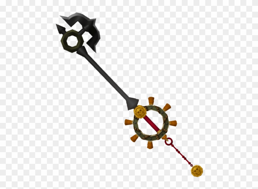 Where There Is A Really Clear Sharp Edge - Kingdom Hearts 2 Pirates Of The Caribbean Keyblade Clipart