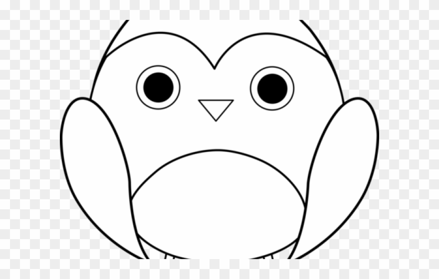 Hoot Clipart Snow Owl - Drawing - Png Download