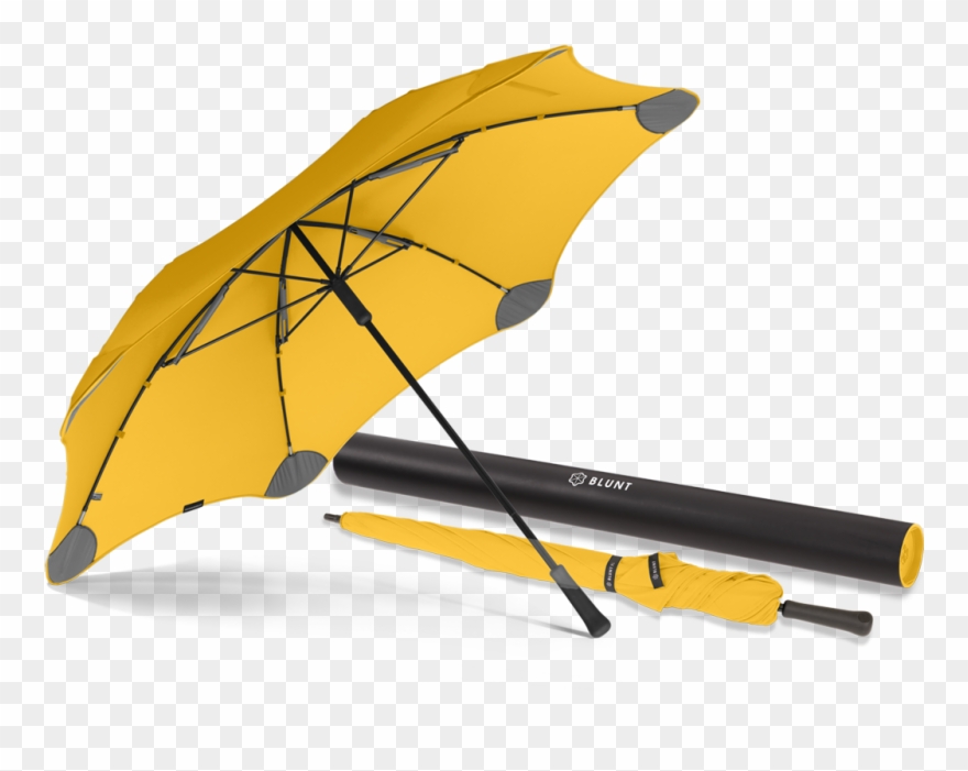 Yellow Xl Blunt Umbrella Hero - Blunt Umbrellas Xl Umbrella - Black Clipart
