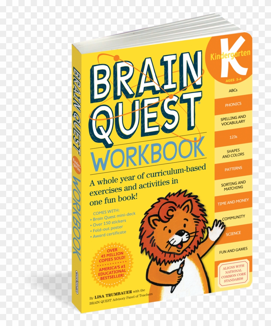 Brain Quest Workbook - Brain Quest Kindergarten Workbook Clipart