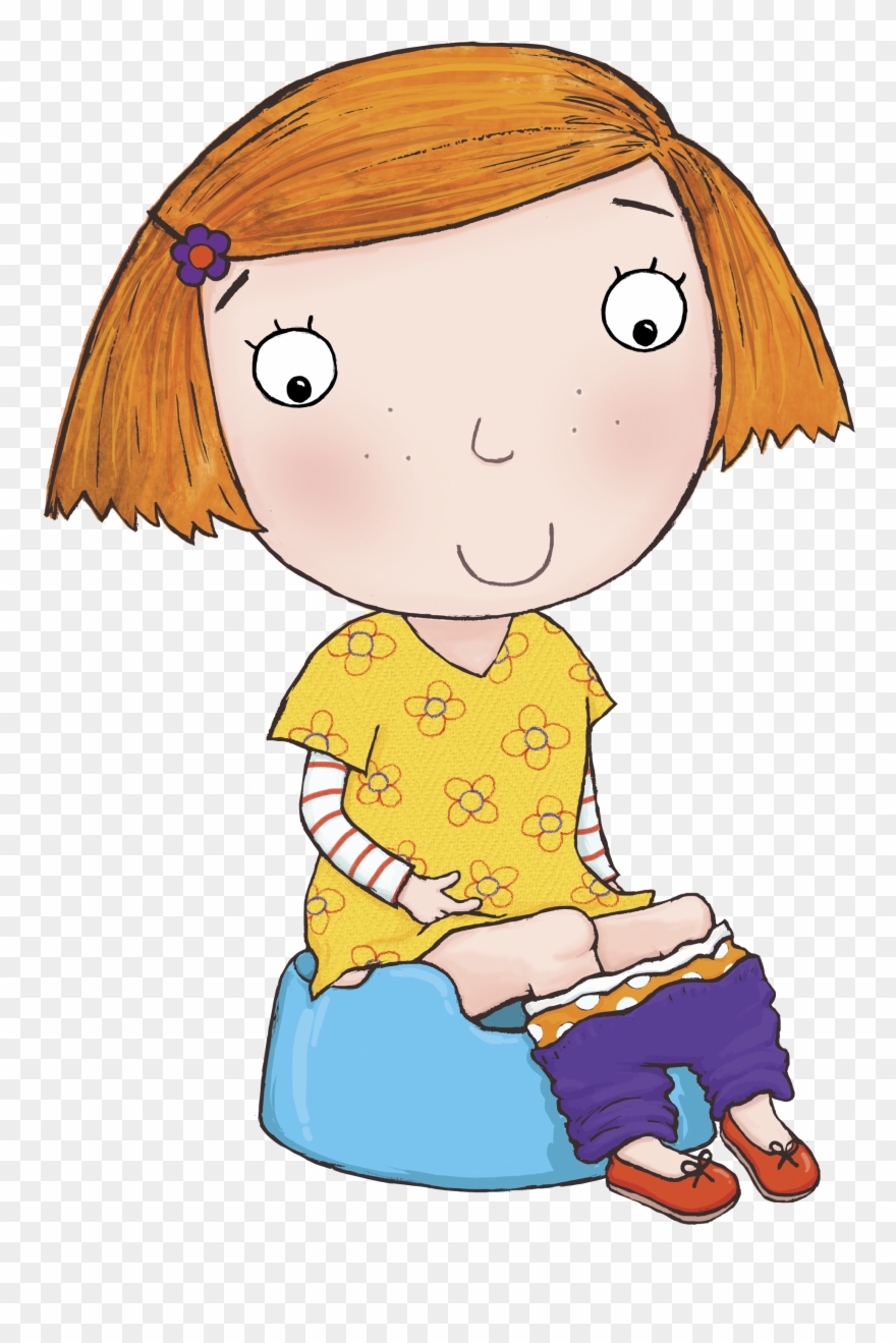 Clipart Library Clipart Potty Training Pictures - Girl Potty Training Cartoon - Png Download