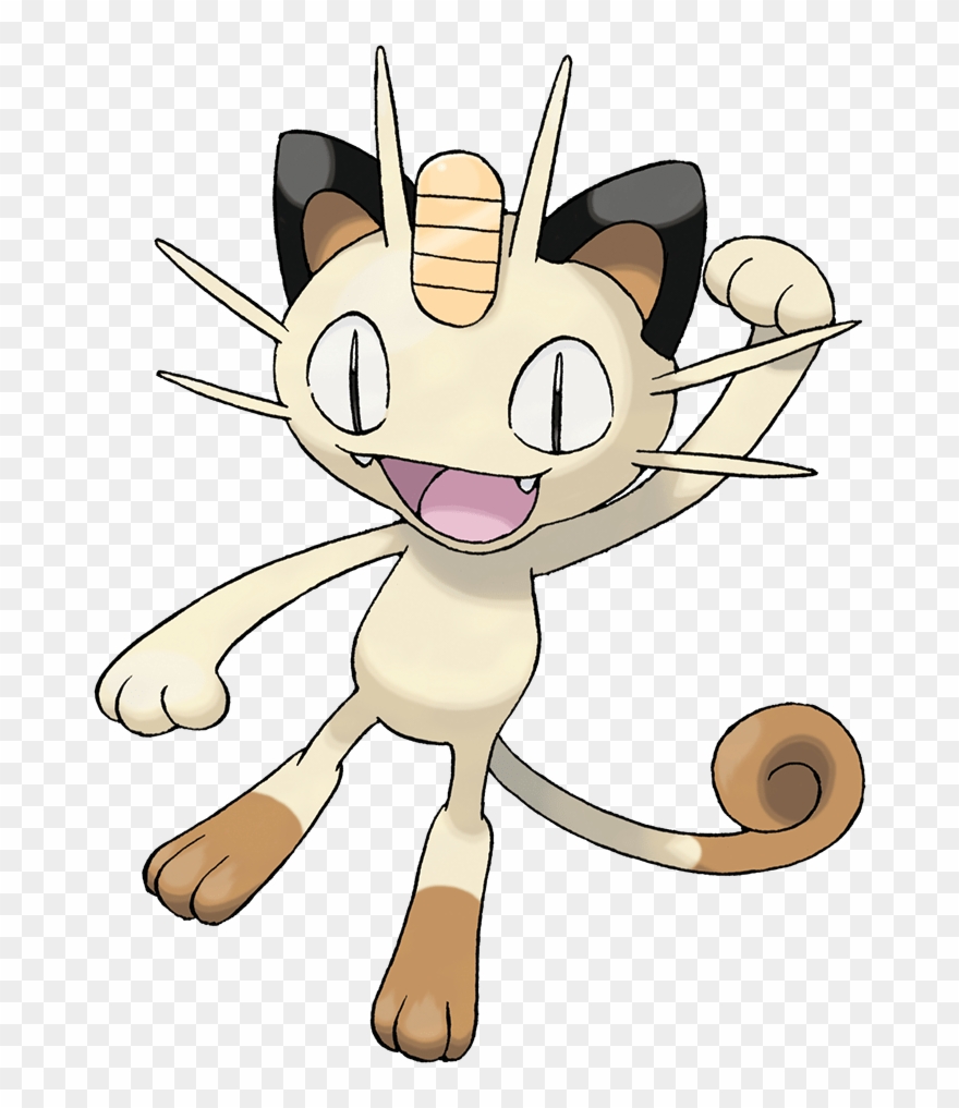 Games - Pokemon - Pokemon Meowth Clipart