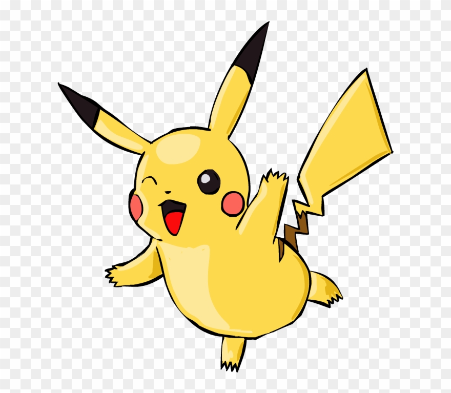 Pokemon Clip Easy - Moving Images Of Pikachu - Png Download