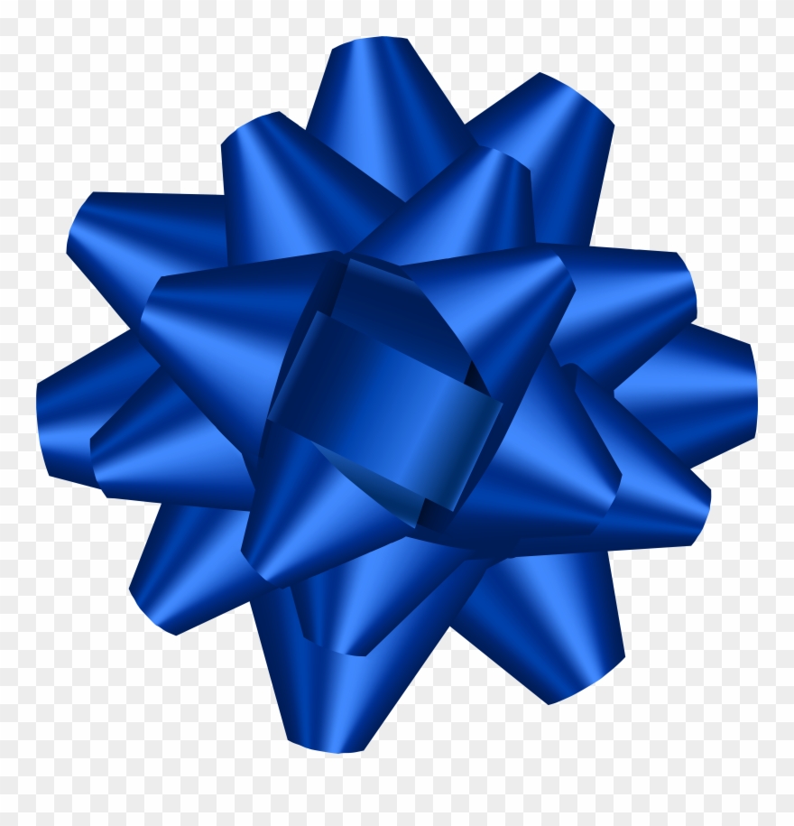 Blue Bow Clipart - Png Download