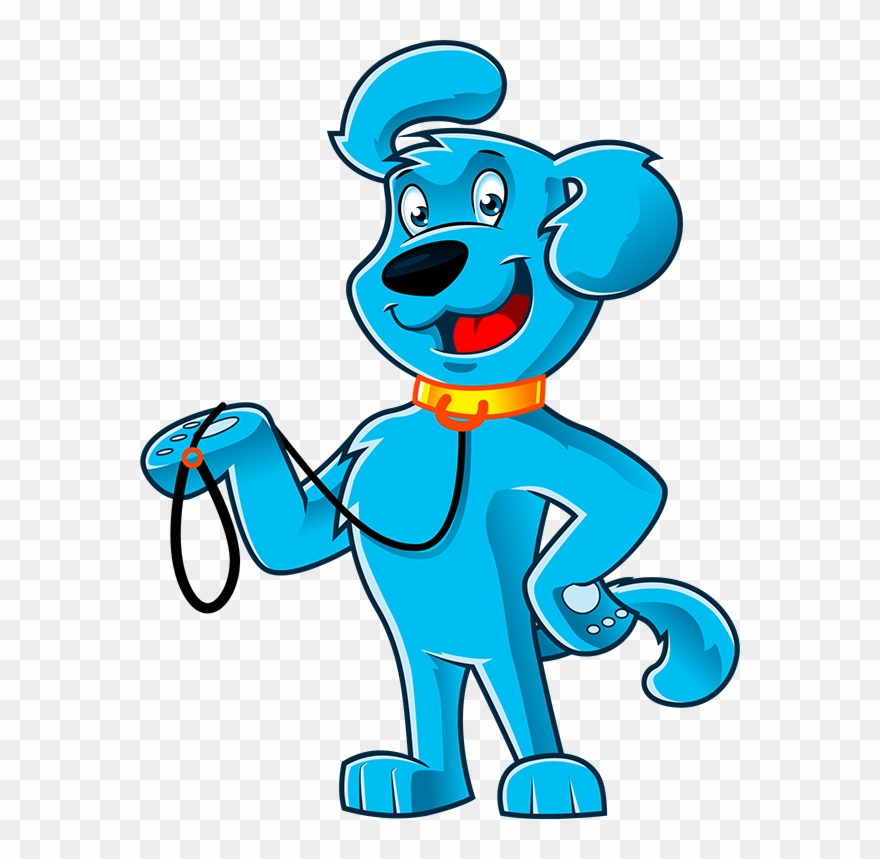 Dog Walking Clipart