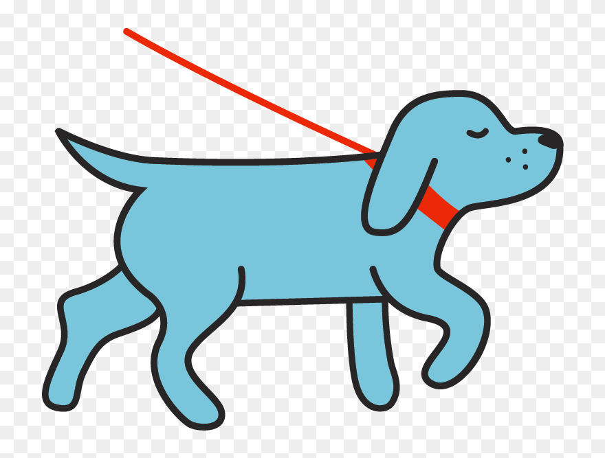 Dog Walk - Hen Clipart