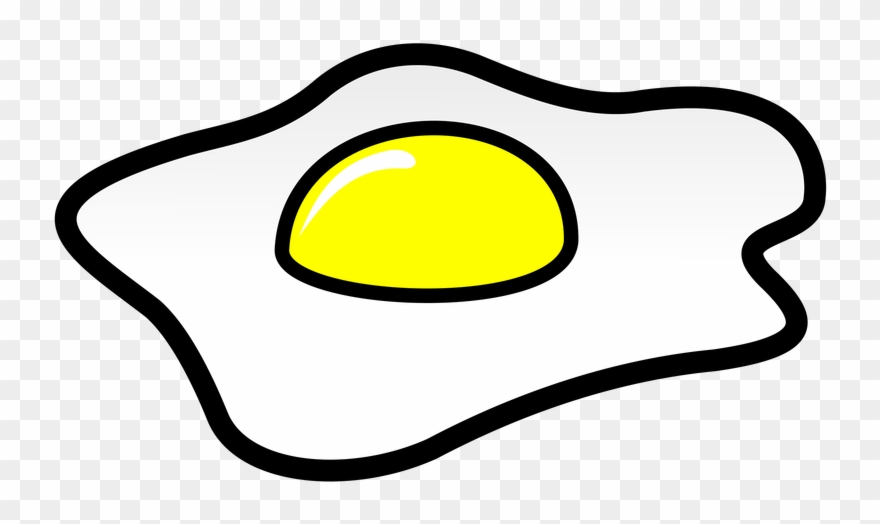Egg Clipart Frying - Png Download