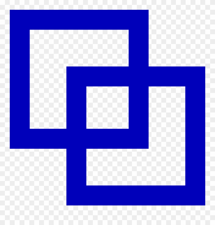 Clipart Resolution 1024*1024 - Symbol Two Squares - Png Download