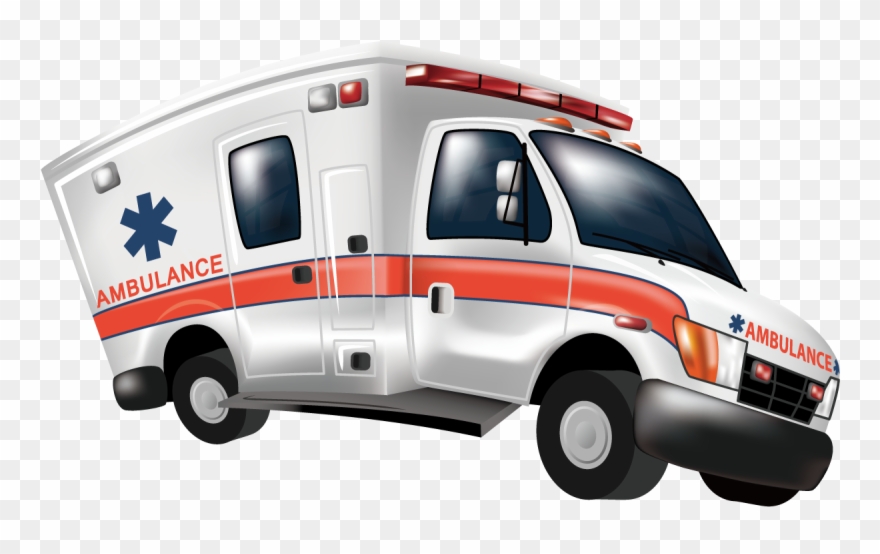 Picture Royalty Free Library Cartoon Emergency Medical - Ambulance Speeding Clipart
