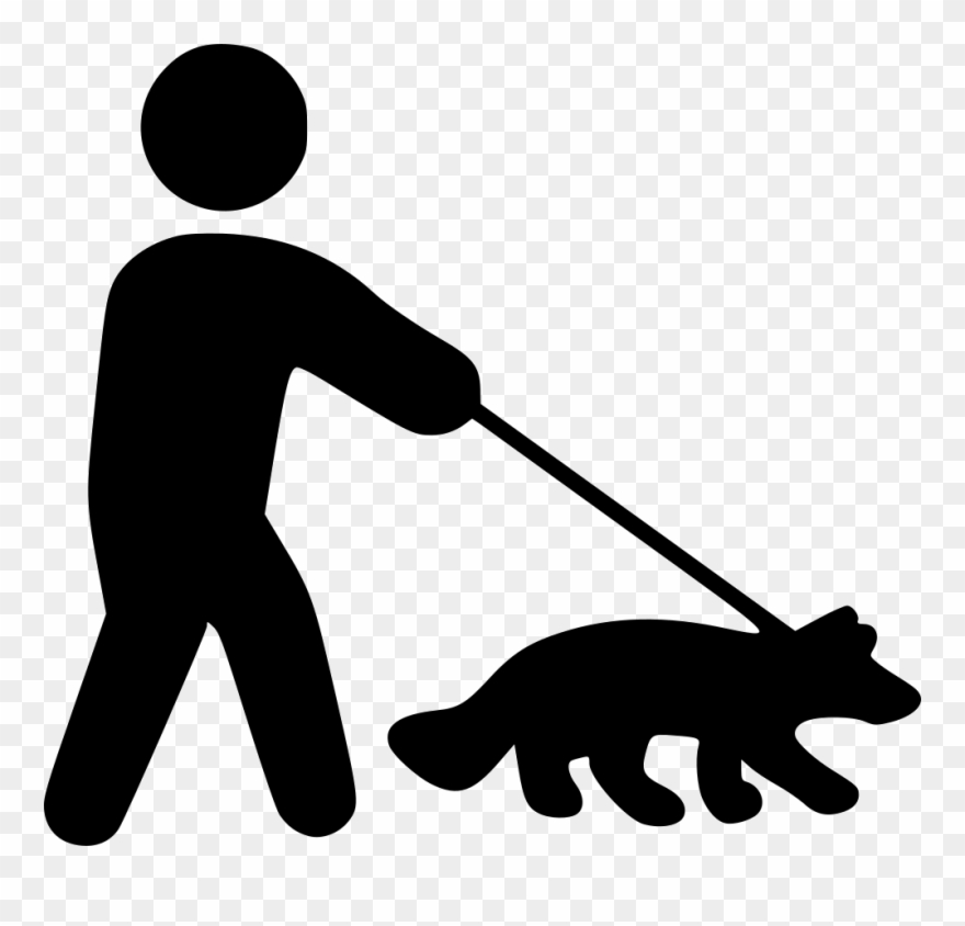 Walking Dog Comments - Dog Clipart