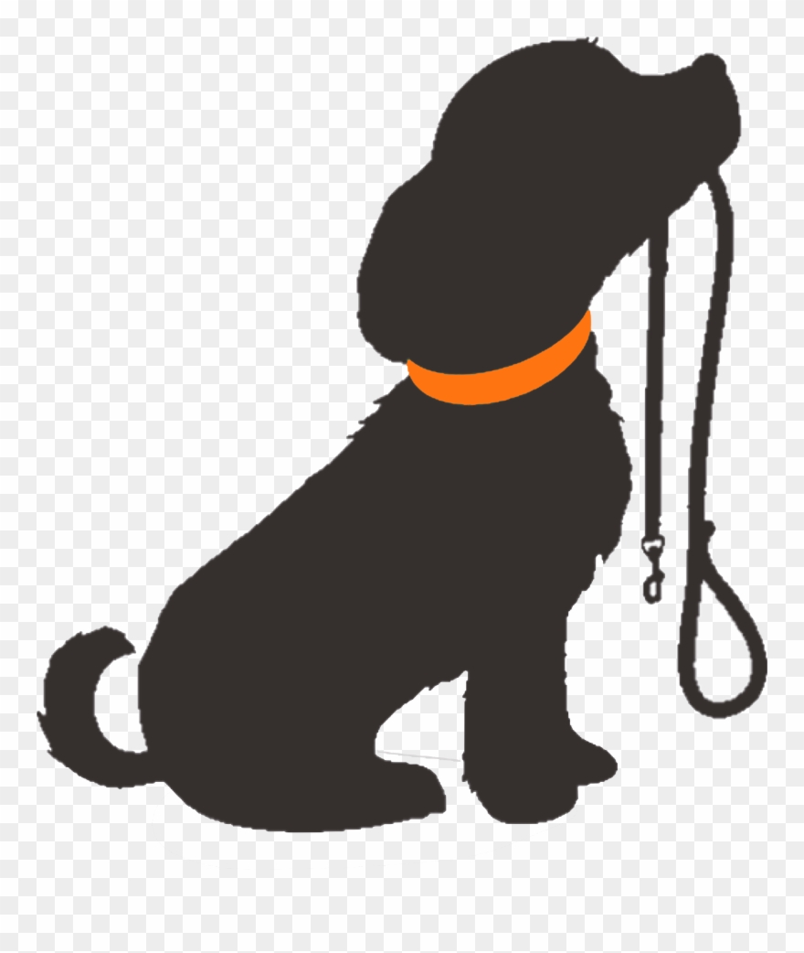Pet Clipart Transparent Background - Dog On Leash Clip Art - Png Download