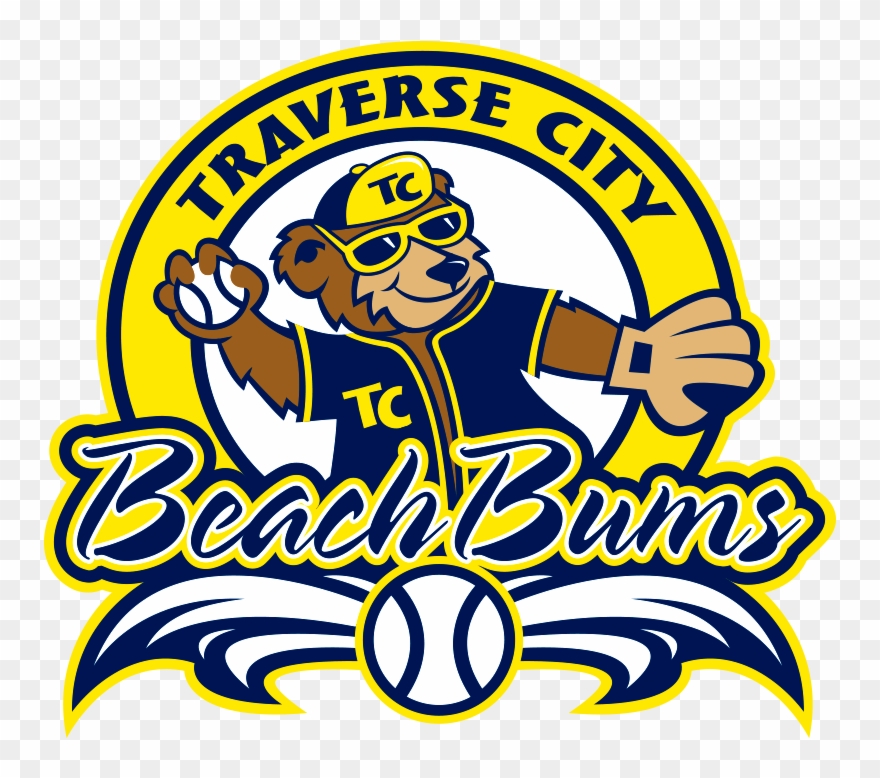 Traverse City Beach Bums - Traverse City Beach Bums Logo Clipart