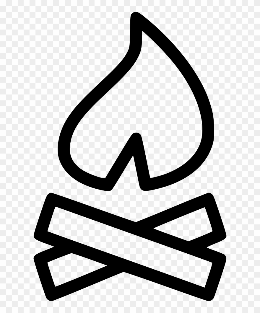 Camp Fire Comments - Icon Clipart