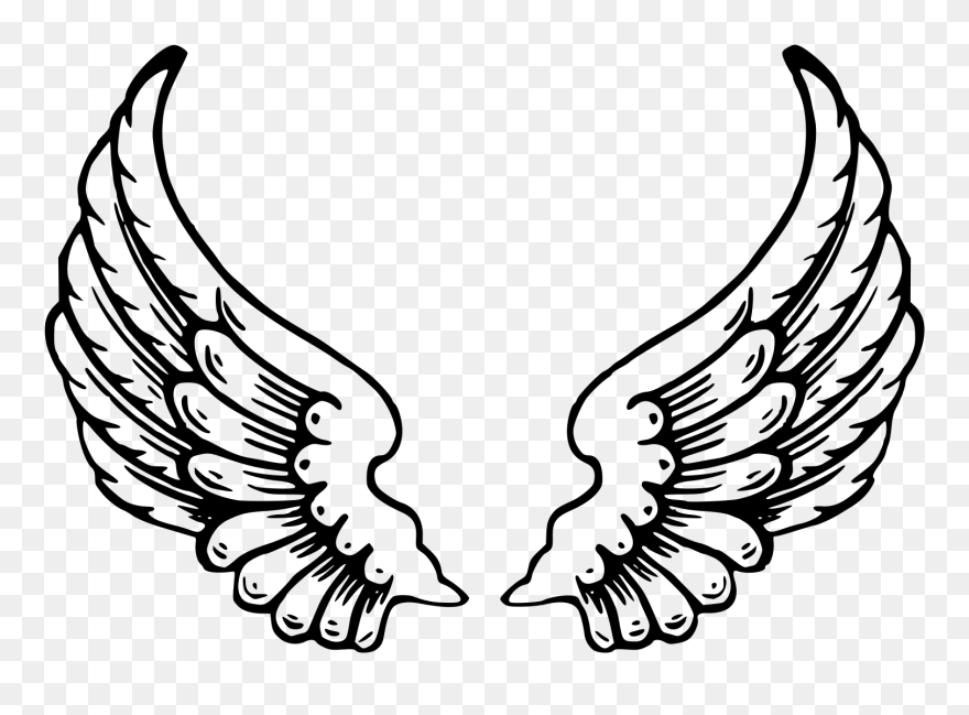Banner Library Stock Angel Clip Art Transprent - Angel Wings Jpg - Png Download