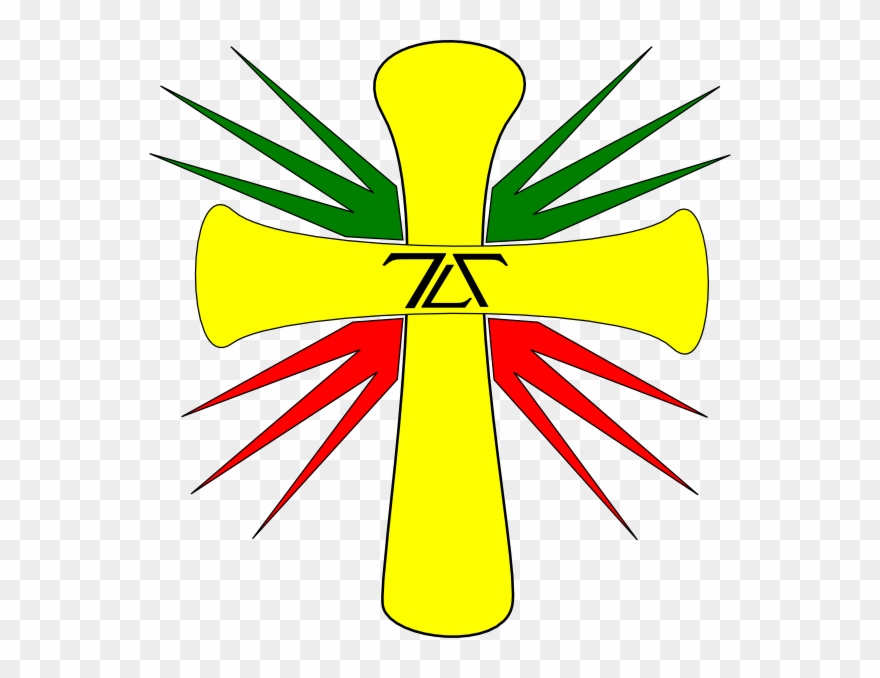 Reggae Cross Clipart