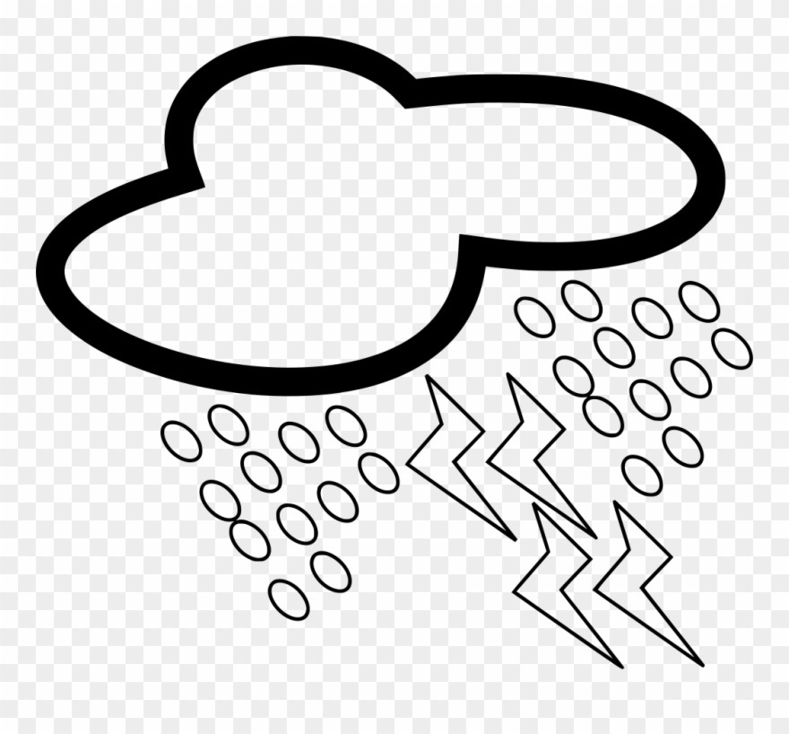 Free Rainning - Hail Clip Art - Png Download