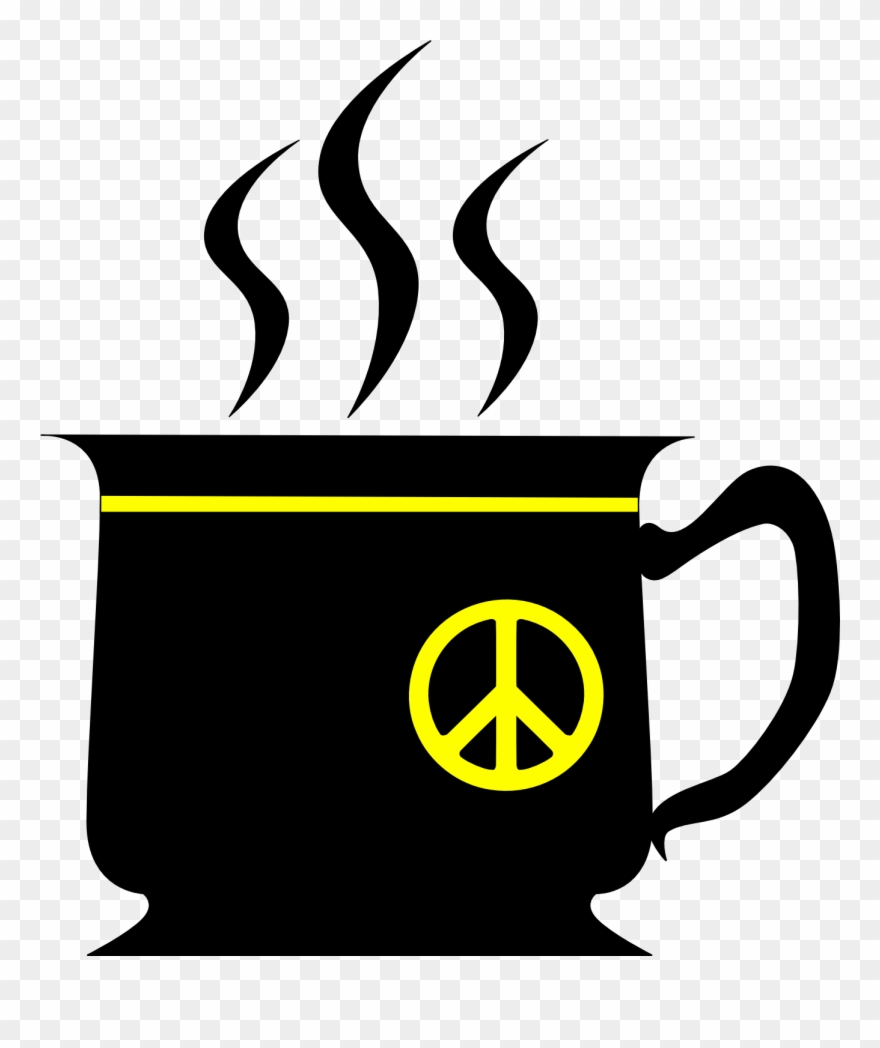 Peace Sign Clipart Yellow - Png Download