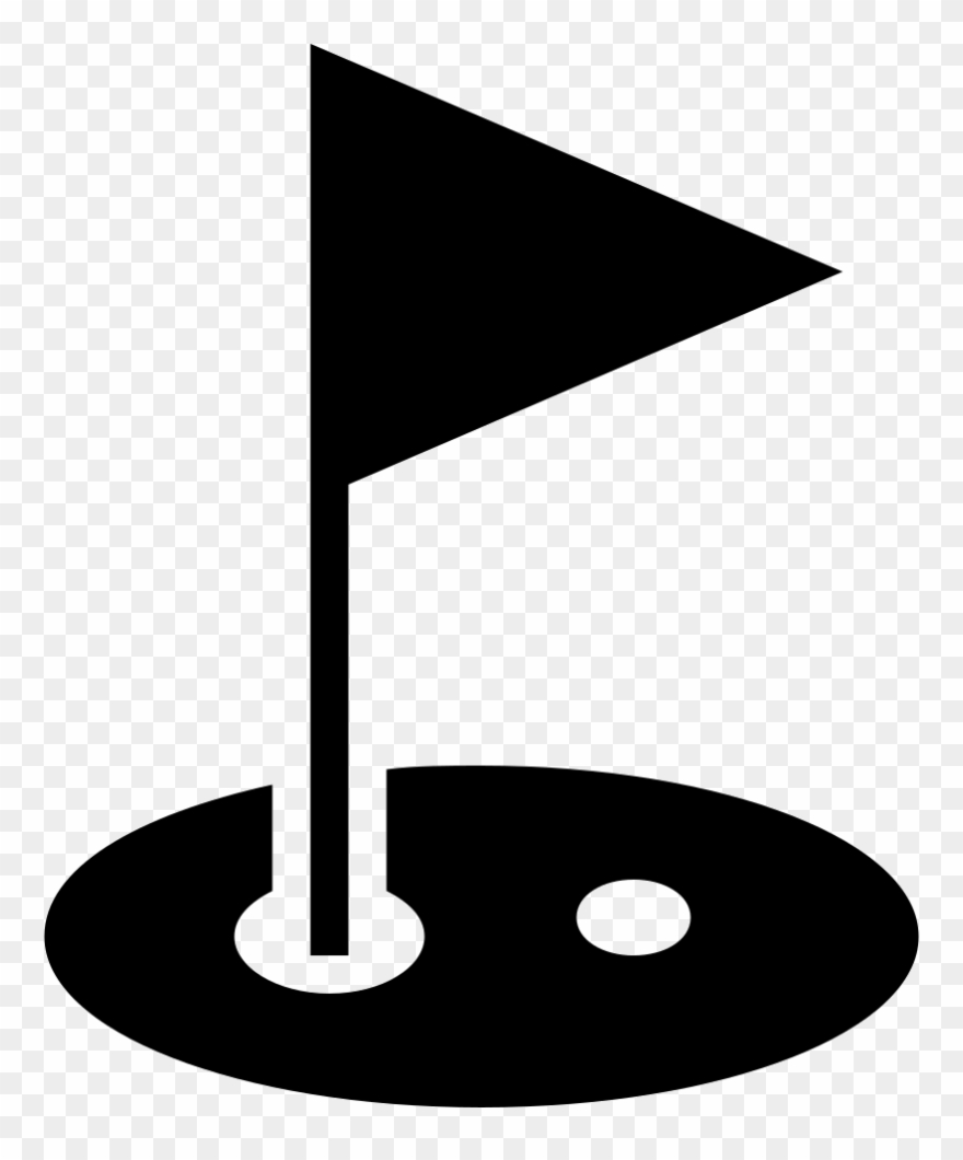 Golf Hole And Flag Comments - Golf Icon Png Clipart