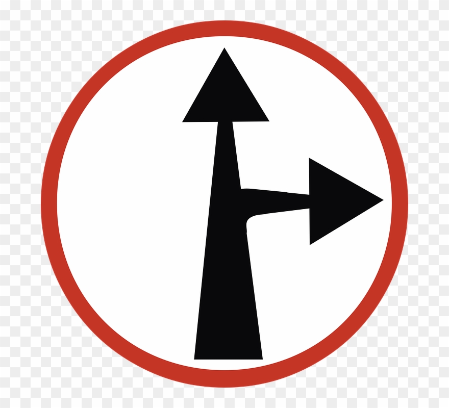 Arrow, Direction, Road Sign, Traffic, Germany - Road Arrow Mark Logo Clipart